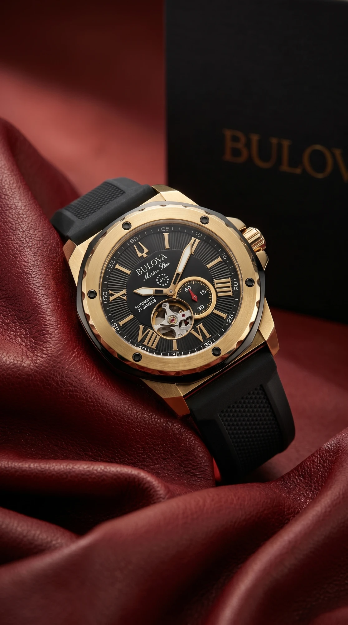 Reloj Bulova Marine Star dorado